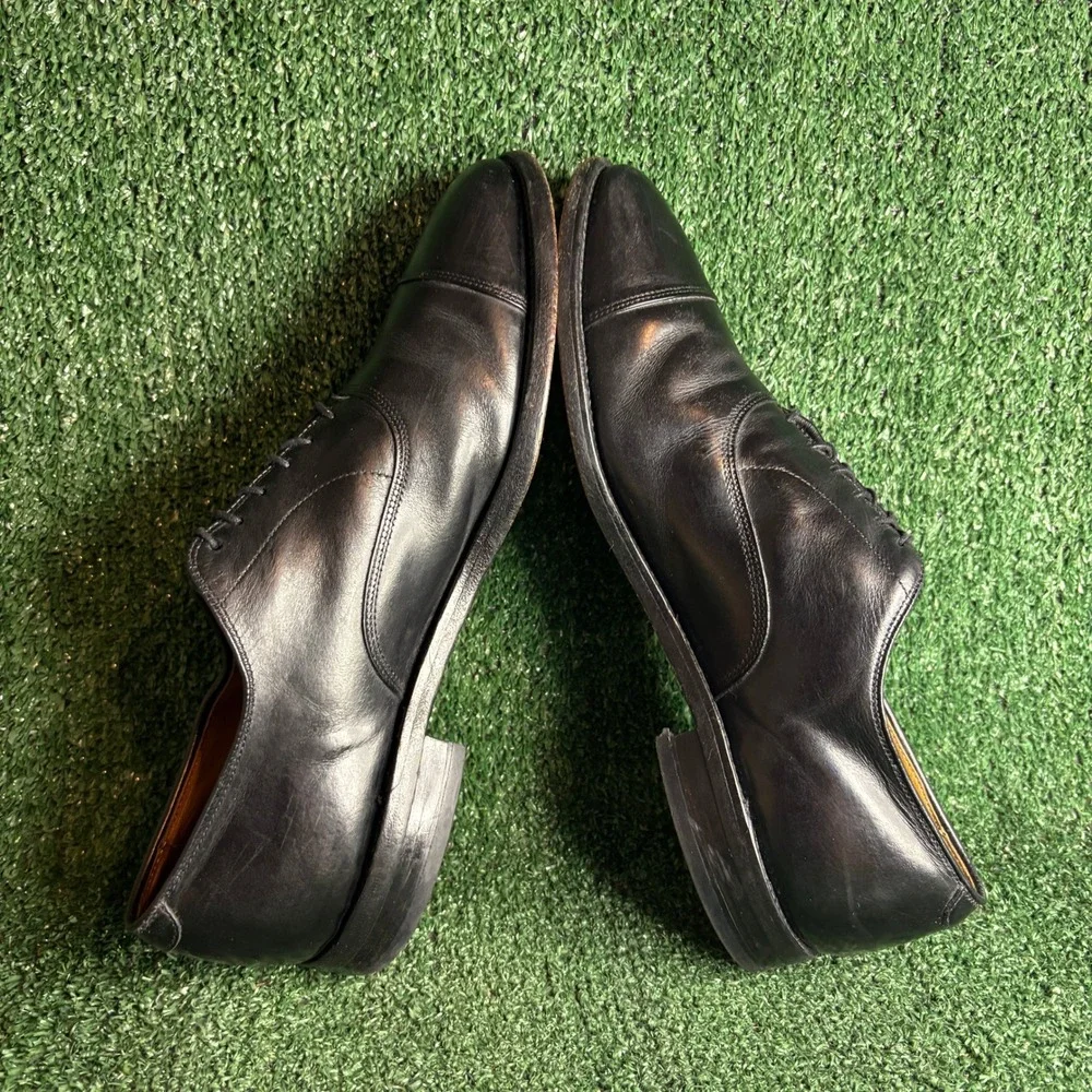 Allen Edmonds Park Avenue Cap Toe Oxford Leather Dress Shoe Black Mens Sz 11.5C